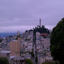 Telegraph Hill from Street Level